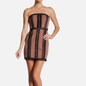 Free People | embroidered tube dress